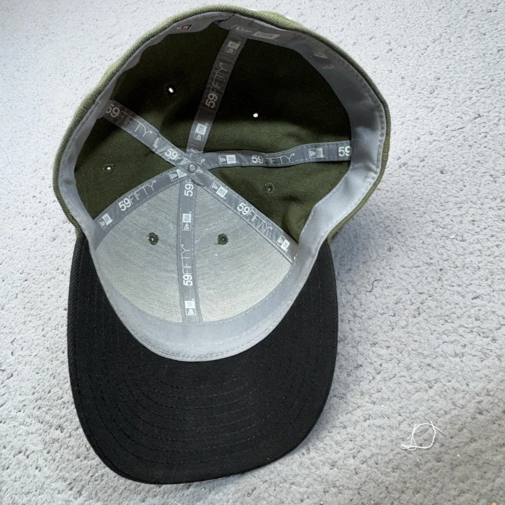 Atlanta Falcons‎ Hat Cap 7 3/4 Green Black Salute To Service Fitted NFL USA Flag